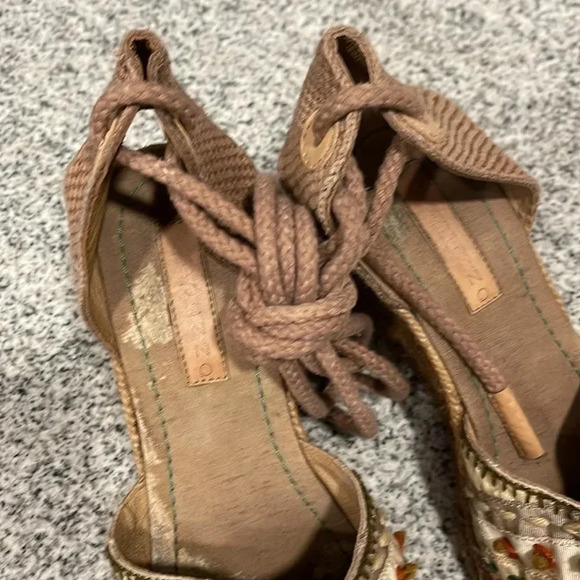 Apepazzo wedge sandals size 39 (8.5 US) - Picture 2 of 4